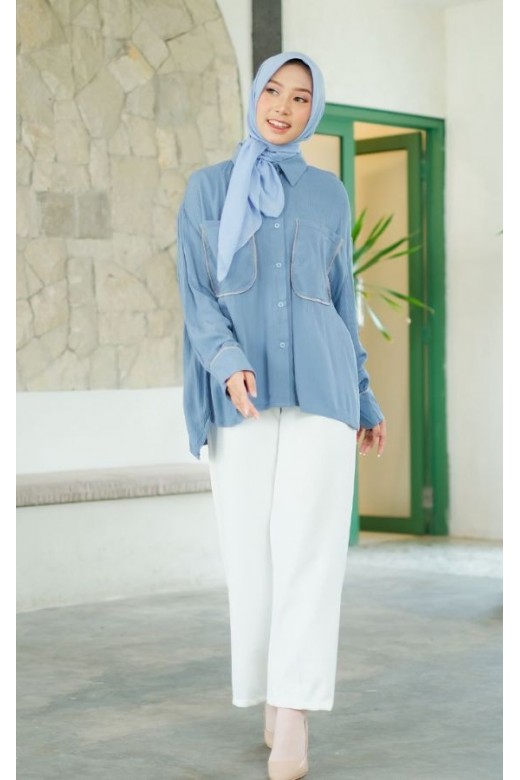 Alya Blouse Denim